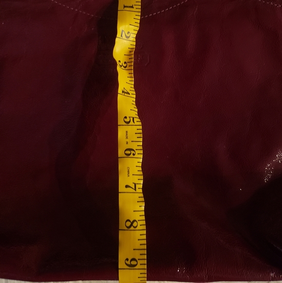 Authentic Vintage Coach Purse Patent Leather Large Bleeker Tote - Picture 5 of 7